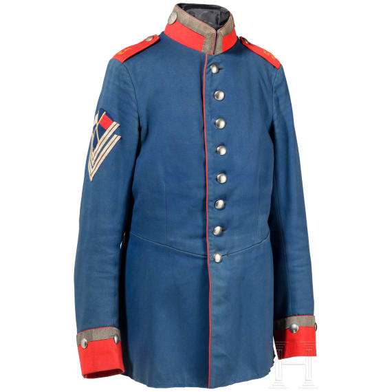 Waffenrock f&uuml;r einen Unteroffizier im Dragoner-Regiment Nr. 5