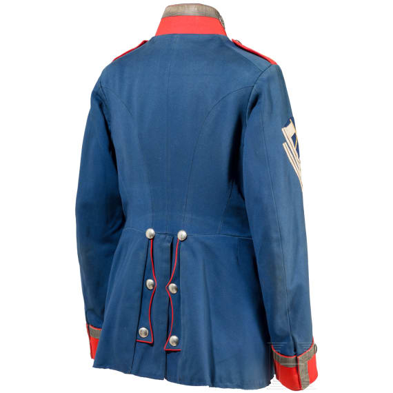 Waffenrock f&uuml;r einen Unteroffizier im Dragoner-Regiment Nr. 5