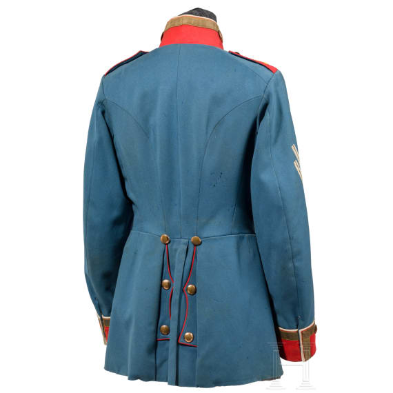 Waffenrock f&uuml;r Unteroffiziere im Schleswig-Holsteinischem Dragoner-Regiment Nr. 13, um 1900