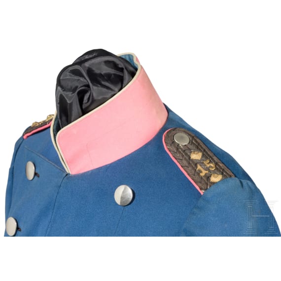 &Uuml;berrock f&uuml;r Offiziere im 3. Schlesischem Dragoner-Regiment Nr. 15, datiert 1910