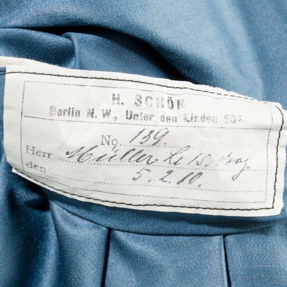 &Uuml;berrock f&uuml;r Offiziere im 3. Schlesischem Dragoner-Regiment Nr. 15, datiert 1910