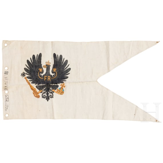 Lanzenflagge f&uuml;r Unteroffiziere der Dragoner, datiert 1911