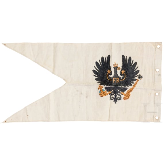 Lanzenflagge f&uuml;r Unteroffiziere der Dragoner, datiert 1911