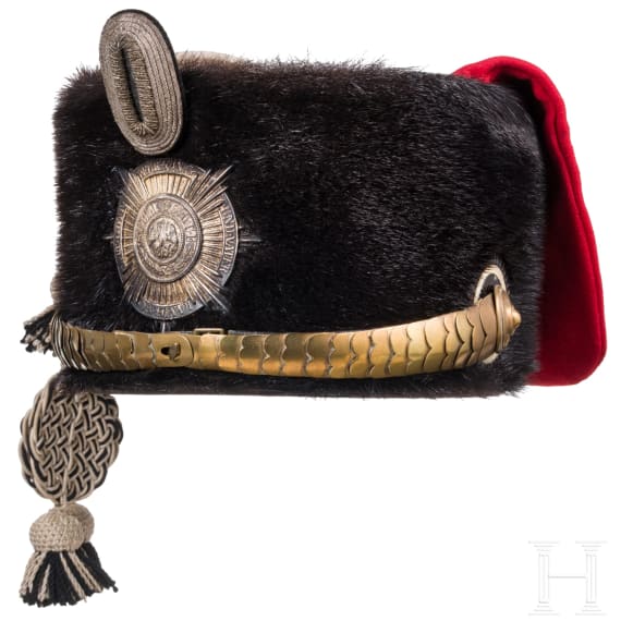 Pelzm&uuml;tze f&uuml;r Angeh&ouml;rige des Leib-Garde-Husaren-Regiments