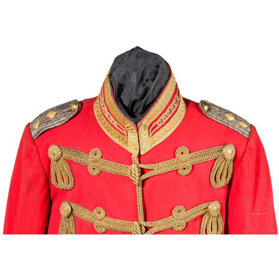 Attila f&uuml;r Rittmeister im preu&szlig;ischen Leib-Garde-Husaren-Regiment, um 1900