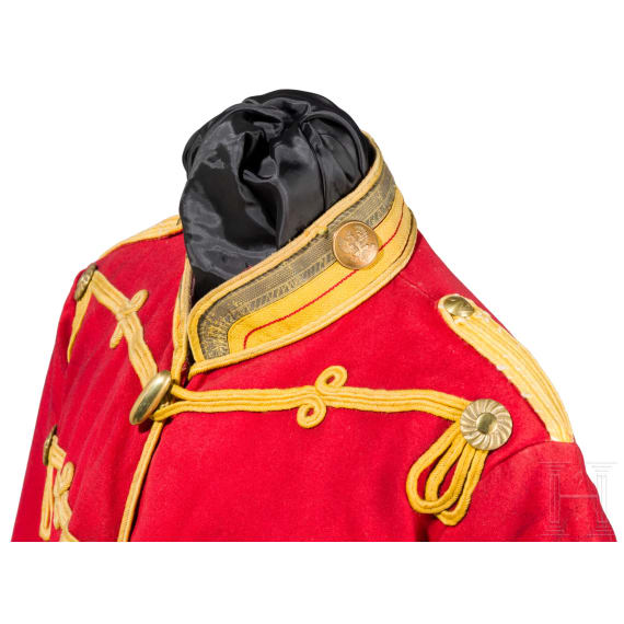 Attila f&uuml;r einen Wachtmeister des Leibgarde-Husaren-Regiments, datiert 1888