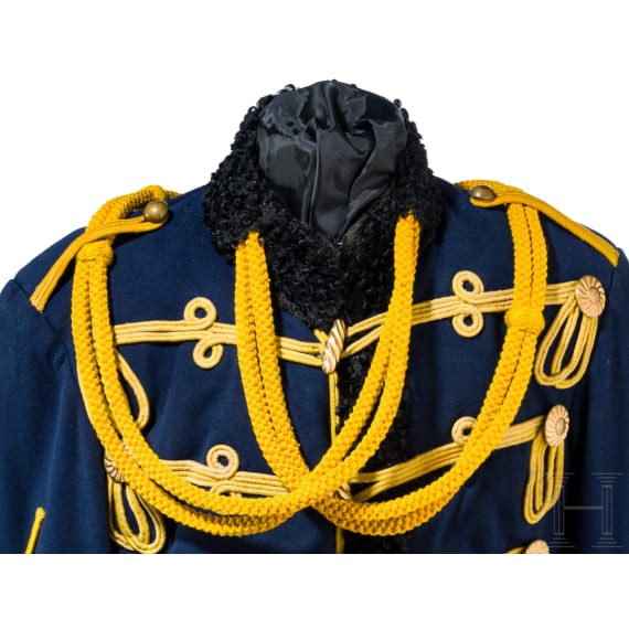 Pelz f&uuml;r Mannschaften im Leib-Garde-Husaren-Regiment mit Kronenstempel