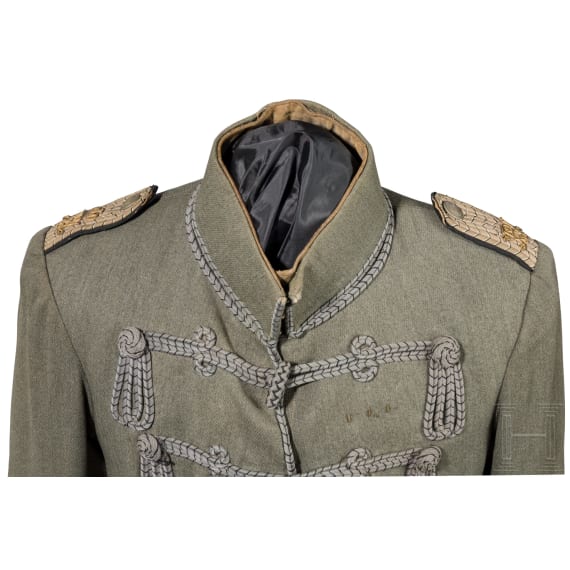 Feldgraue Attila f&uuml;r Offiziere der Leib-Husaren, um 1910 - 1918