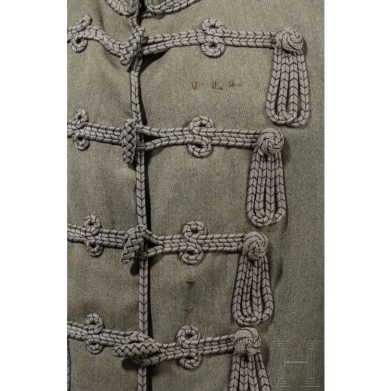 Feldgraue Attila f&uuml;r Offiziere der Leib-Husaren, um 1910 - 1918