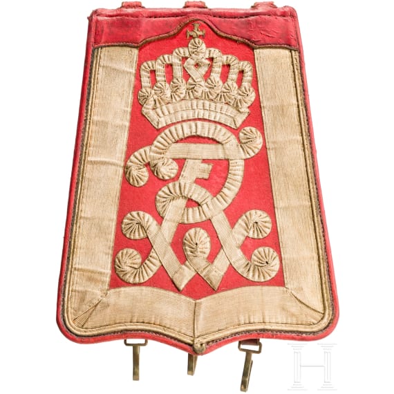 S&auml;beltasche f&uuml;r Offiziere im Leib-Garde-Husaren-Regiment, um 1900