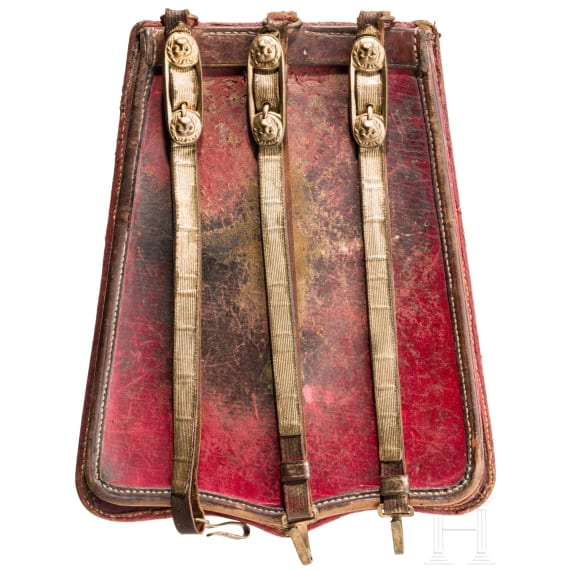 S&auml;beltasche f&uuml;r Offiziere im Leib-Garde-Husaren-Regiment, um 1900