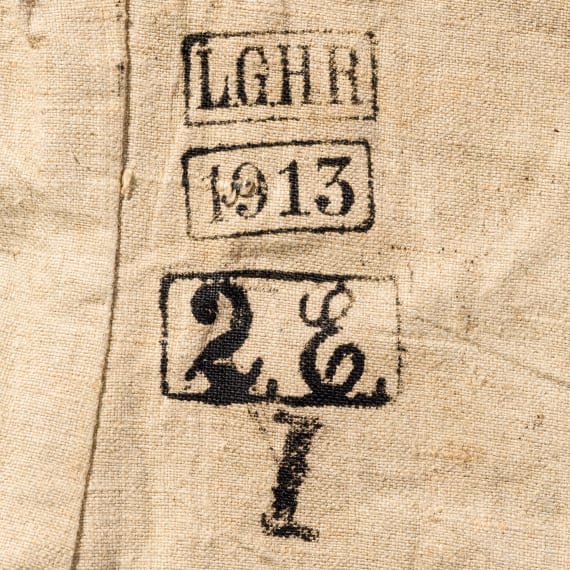 Schabracke f&uuml;r Mannschaften des Leib-Garde-Husarenregiments, datiert 1913
