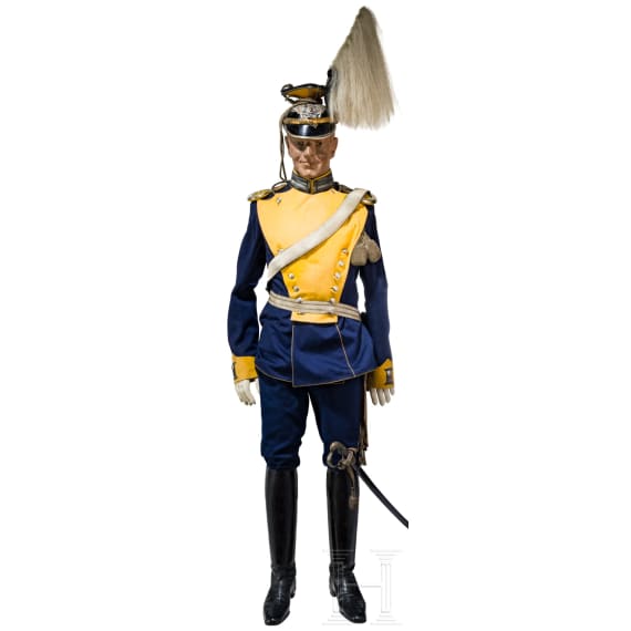 Uniformensemble f&uuml;r Offiziere im 3. Garde-Ulanen-Regiment, um 1910