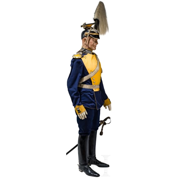 Uniformensemble f&uuml;r Offiziere im 3. Garde-Ulanen-Regiment, um 1910