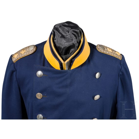 Ulanka und &Uuml;berrock f&uuml;r einen Offizier im Garde-Ulanen-Regiment Nr. 3, datiert 1906