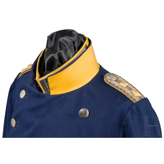 Ulanka und &Uuml;berrock f&uuml;r einen Offizier im Garde-Ulanen-Regiment Nr. 3, datiert 1906