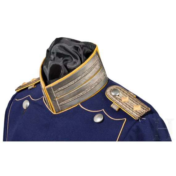 Ulanka und &Uuml;berrock f&uuml;r einen Offizier im Garde-Ulanen-Regiment Nr. 3, datiert 1906