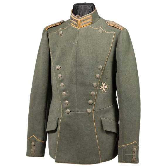Feldgraue Ulanka f&uuml;r Offiziere im 3. Garde-Ulanen-Regiment