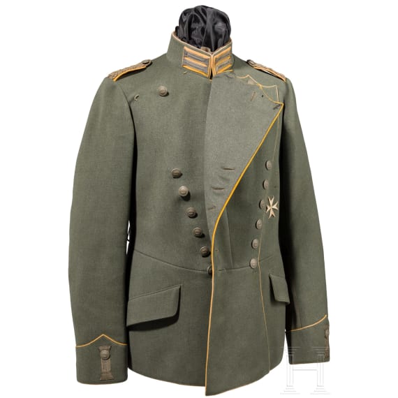 Feldgraue Ulanka f&uuml;r Offiziere im 3. Garde-Ulanen-Regiment