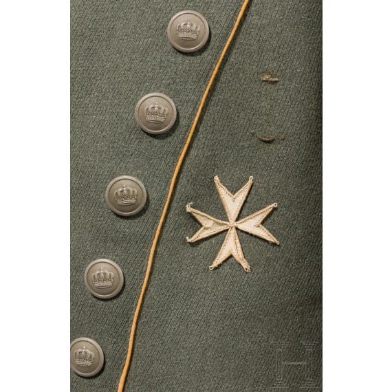 Feldgraue Ulanka f&uuml;r Offiziere im 3. Garde-Ulanen-Regiment