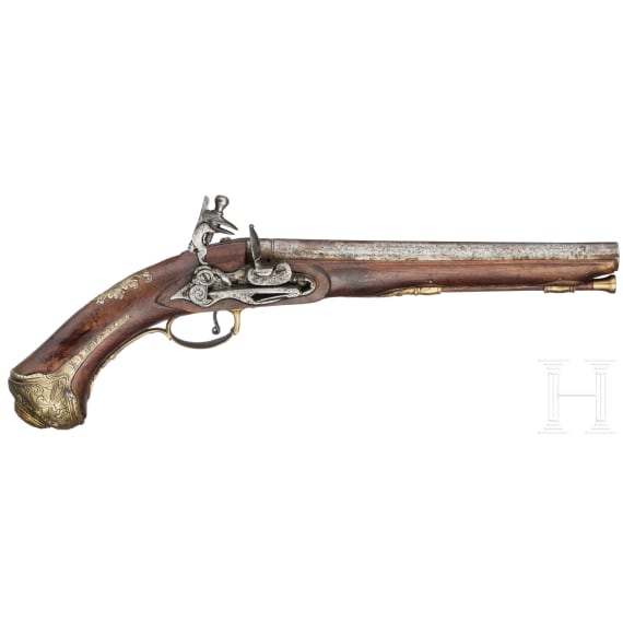 An Italian Miquelet lock pistol, circa 1760