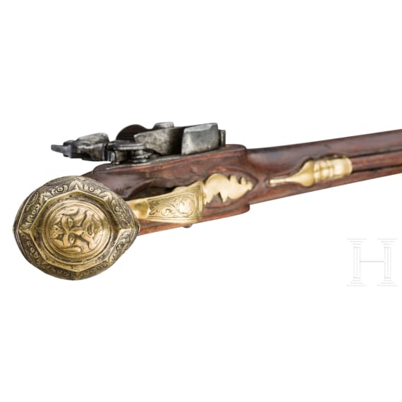 An Italian Miquelet lock pistol, circa 1760