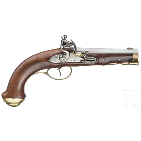 A German flintlock pistol, circa 1780