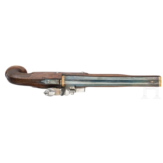 A flintlock officer's pistol, France, circa 1810