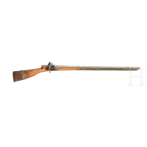 Two muzzle-loading rifles, Turkey and Germany, circa 1800