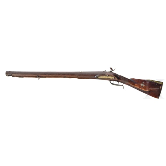 Two muzzle-loading rifles, Turkey and Germany, circa 1800