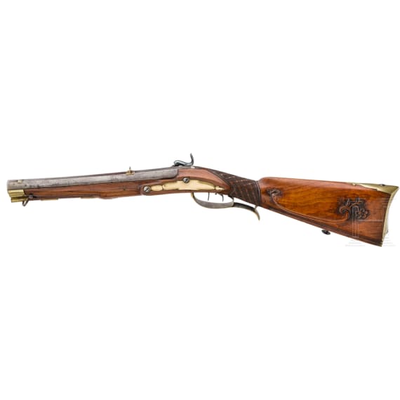 An Austrian converted percussion carbine, circa 1820