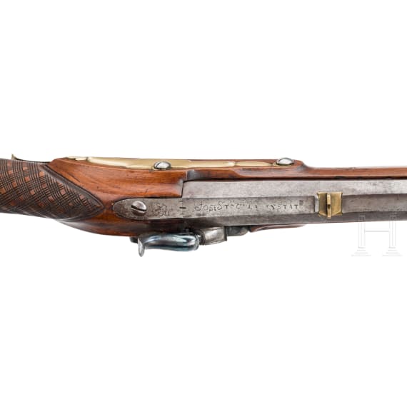 An Austrian converted percussion carbine, circa 1820