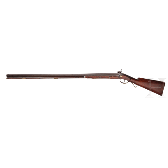 A converted percussion shotgun, H. E. Leman in Lancaster (USA), circa 1835