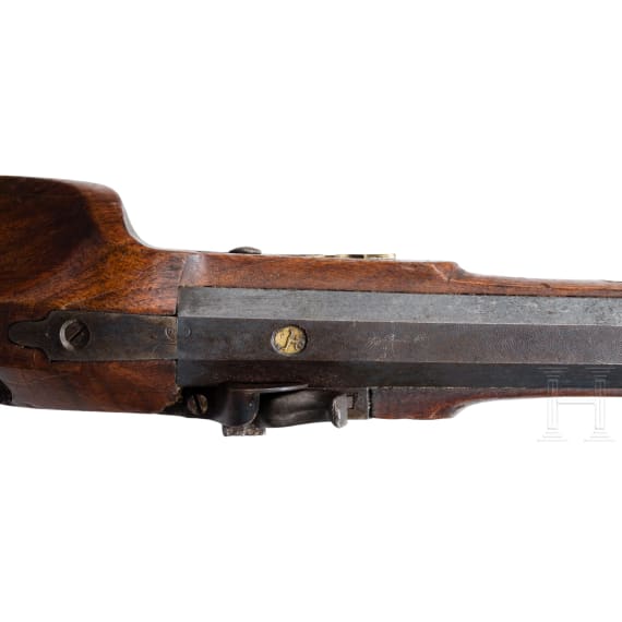 An Austrian recoil percussion target rifle, circa 1860