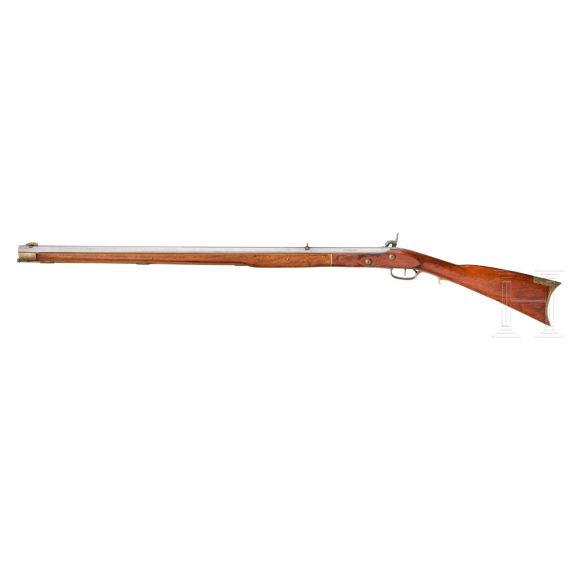 An American-style percussion rifle, Jukar Spain, second half of the 20th century.