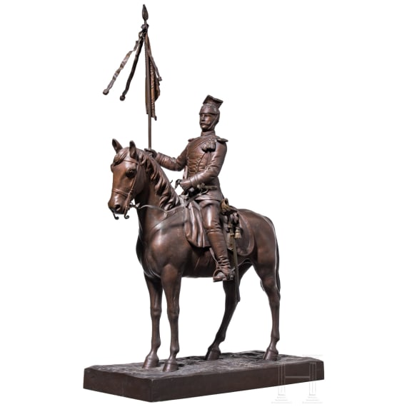 Preu&szlig;ischer Garde-Ulan zu Pferd - wohl Heinrich Kiesewalter (1854 - 1950)