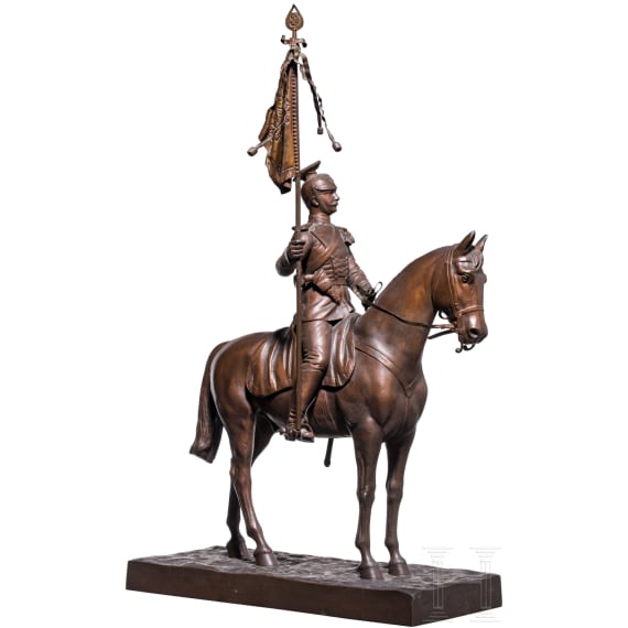 Preu&szlig;ischer Garde-Ulan zu Pferd - wohl Heinrich Kiesewalter (1854 - 1950)