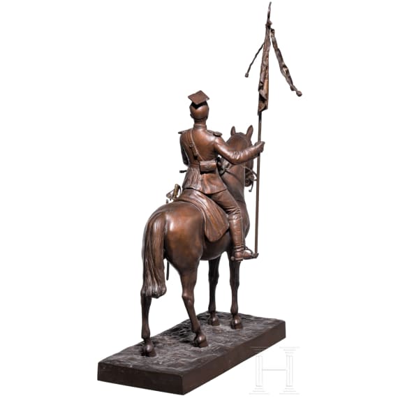 Preu&szlig;ischer Garde-Ulan zu Pferd - wohl Heinrich Kiesewalter (1854 - 1950)