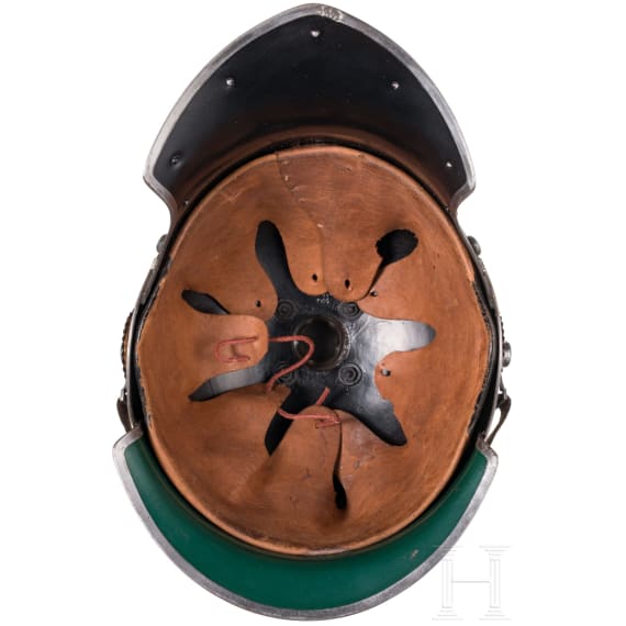 Helm M 1905 f&uuml;r Mannschaften der J&auml;ger-Regimenter zu Pferde, datiert 1915