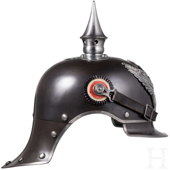 Helm M 1905 f&uuml;r Mannschaften der J&auml;ger-Regimenter zu Pferde, datiert 1915