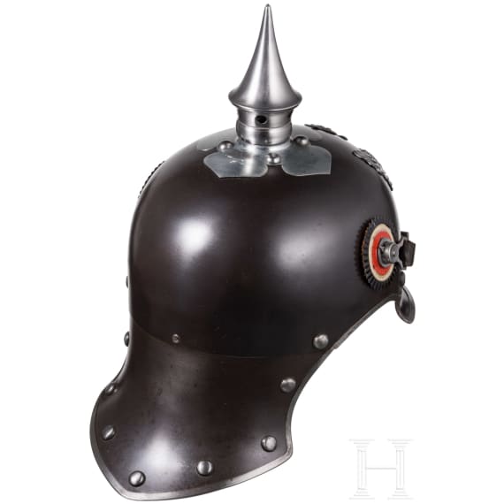 Helm M 1905 f&uuml;r Mannschaften der J&auml;ger-Regimenter zu Pferde, datiert 1915