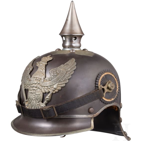Helm M 1905 f&uuml;r Mannschaften der J&auml;ger-Regimenter zu Pferde, datiert 1916