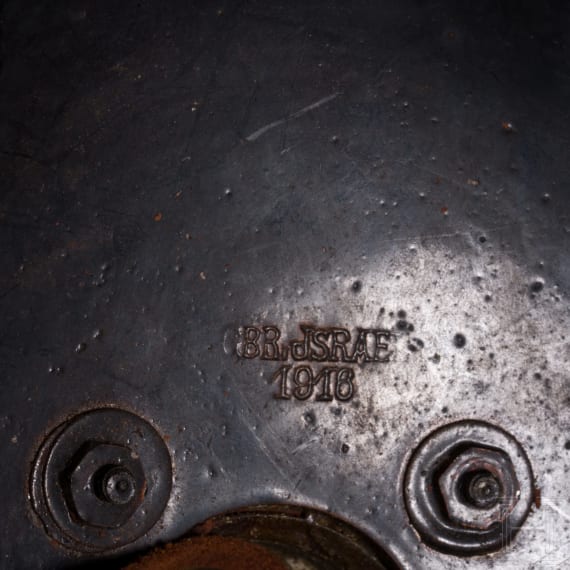 Helm M 1905 f&uuml;r Mannschaften der J&auml;ger-Regimenter zu Pferde, datiert 1916