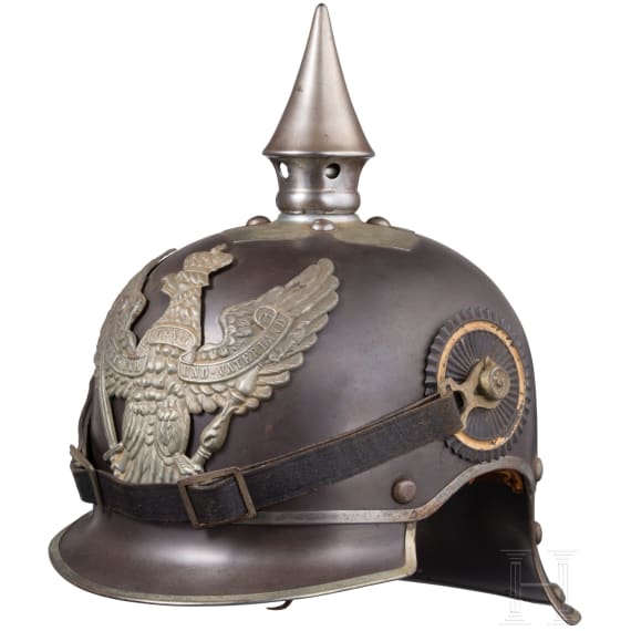 Helm M 1905 f&uuml;r Mannschaften der J&auml;ger-Regimenter zu Pferde, datiert 1916