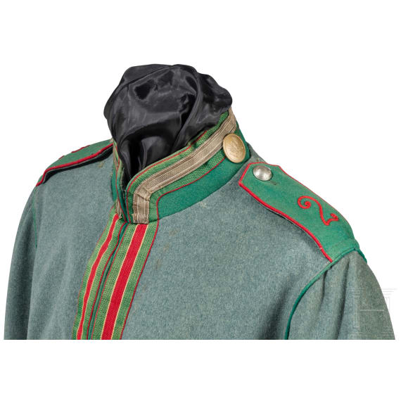 Koller f&uuml;r Unteroffiziere im J&auml;ger-Regiment zu Pferde Nr. 2, um 1910 - 1918