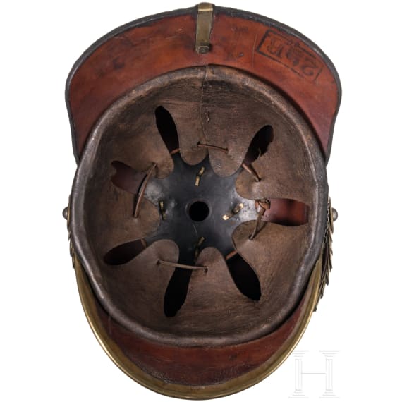 Helm M 1871 f&uuml;r Mannschaften der Feldartillerie