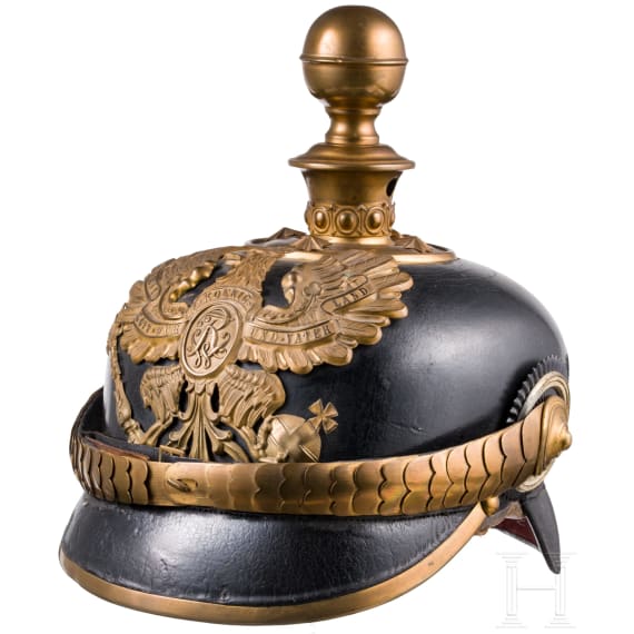 Helm f&uuml;r Offiziere der Feldartillerie-Regimenter, um 1900