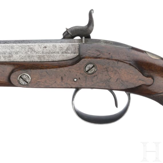 A pair of percussion pistols by Ketland & Co. in London, circa 1810