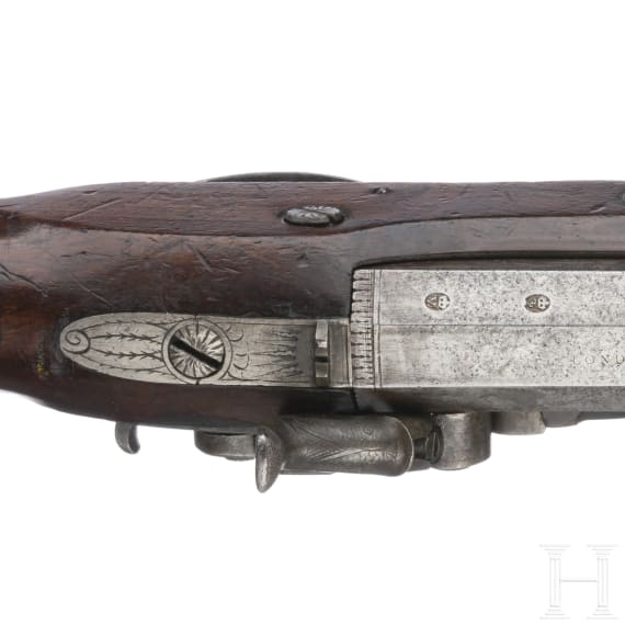 A pair of percussion pistols by Ketland & Co. in London, circa 1810