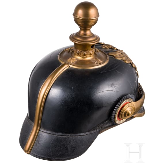 Helm f&uuml;r Offiziere der Feldartillerie-Regimenter, um 1900